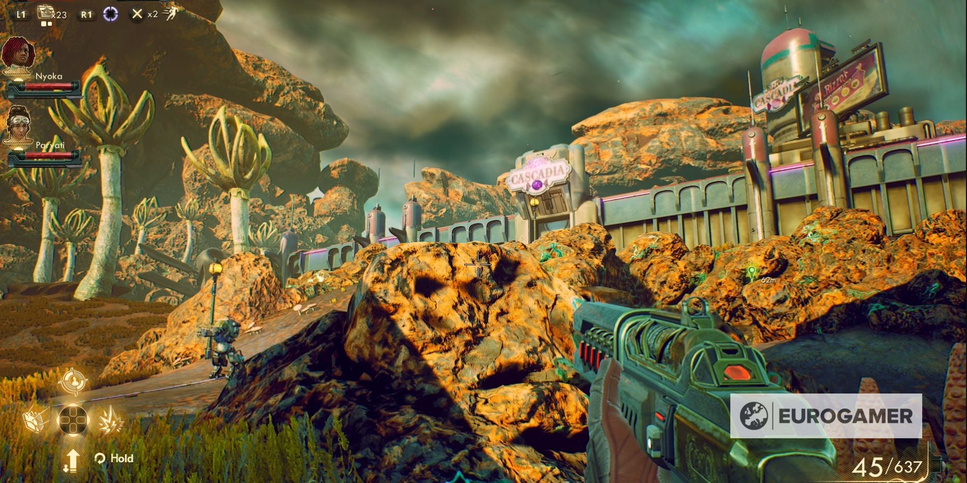 The Outer Worlds Weapons From the Void mission finding the